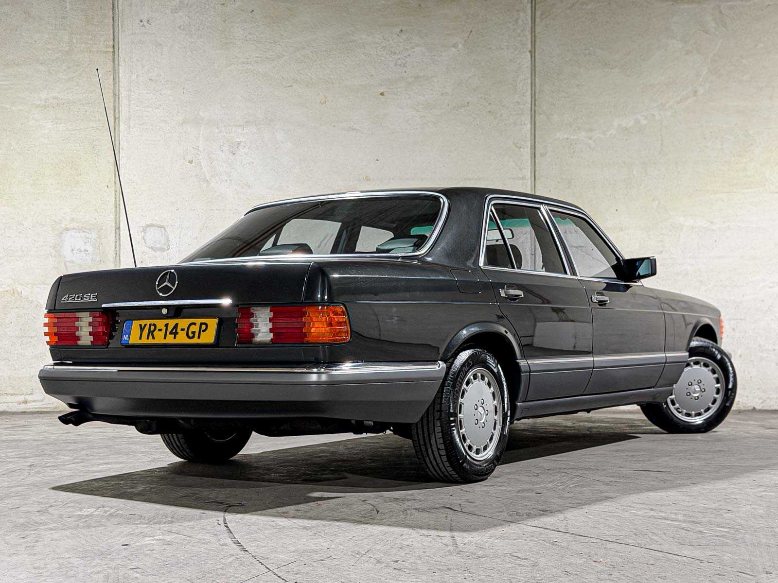 Mercedes-Benz 420 SE S-Klasse V8 4.2 224pk 1990 (Origineel-NL), YR-14-GP