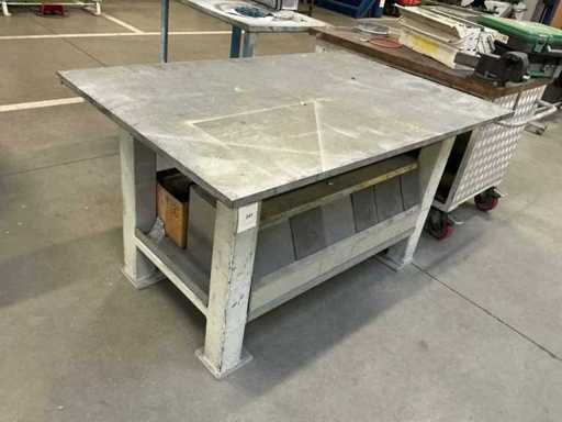 Stalen werktafel