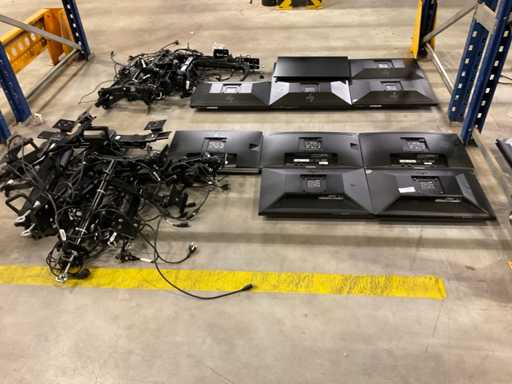 Hp Monitors with Dual Supports (10x)