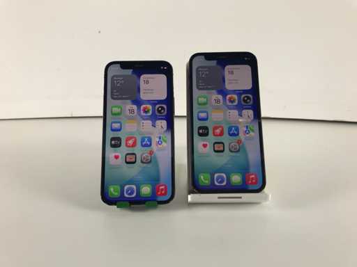 Apple iPhone 12 Mini - 64 Go - Noir (2x)