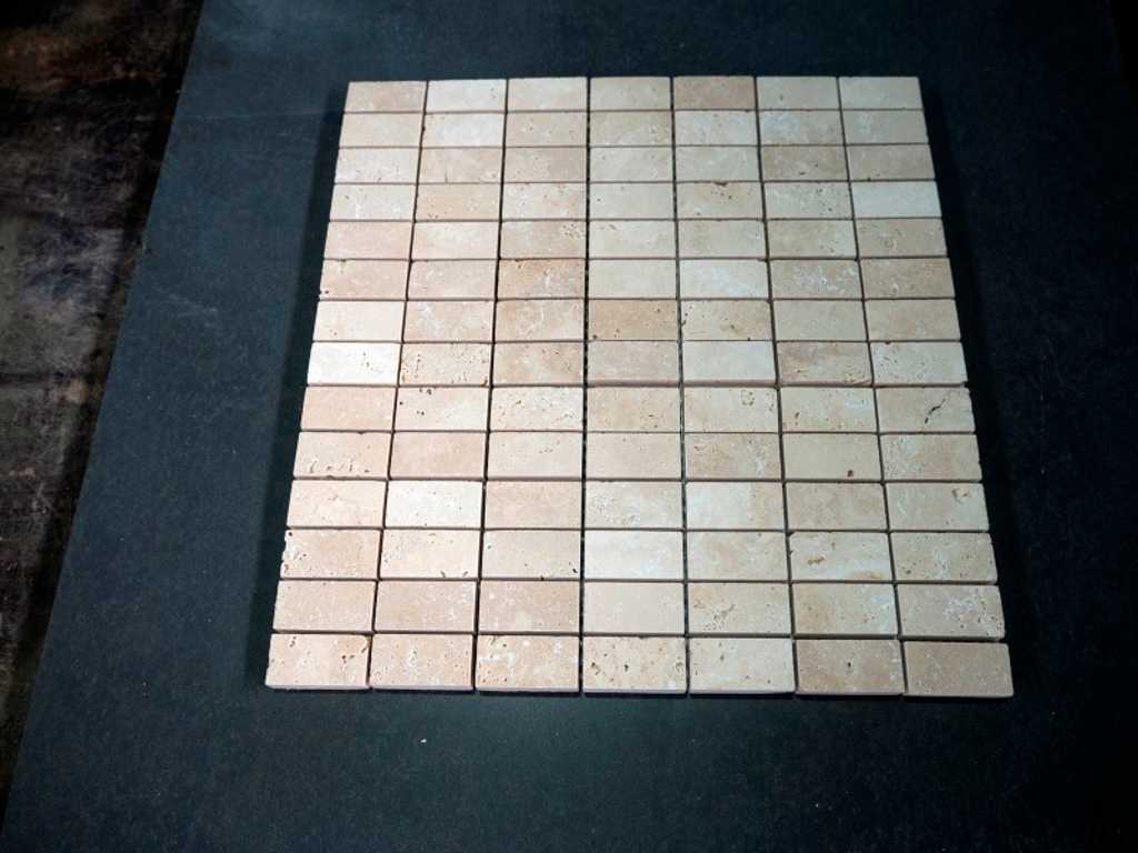 Natural stone mosaic mats 5,3m²