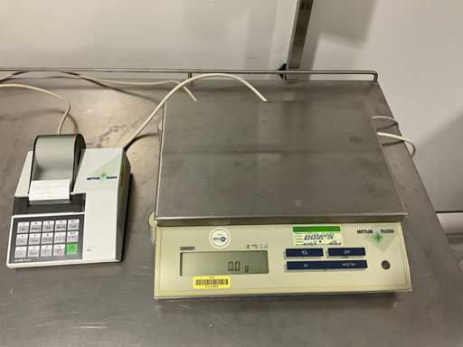 METTLER TOLEDO SB8001 und LC-P45 Waage mit Drucker