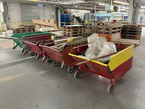 HAYER - HKBD 758/01 - Conteneurs de ferraille Lot Mobile (4x)