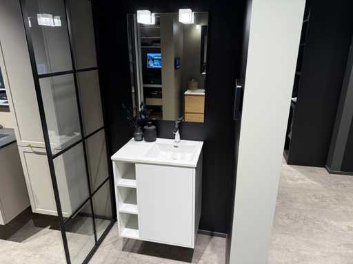 Kvik - Milk white - Badmeubelset