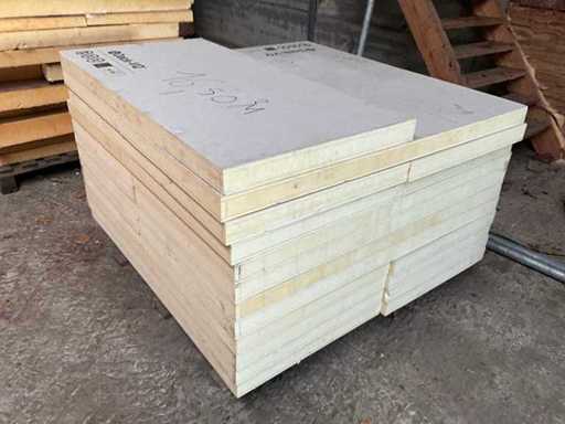 Partij diverse DECK-VQ vacuüm isolatie panelen (16,50 m2)