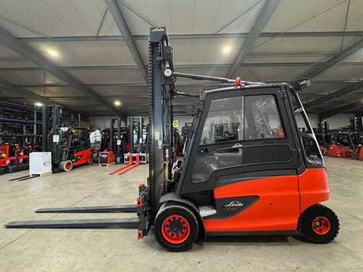 2019 Service + UVV 01/2027 Linde E50 HL 5.000kg EVO 3.+4. Ventil Gabelversteller Elektrostapler 9.973 Stunden