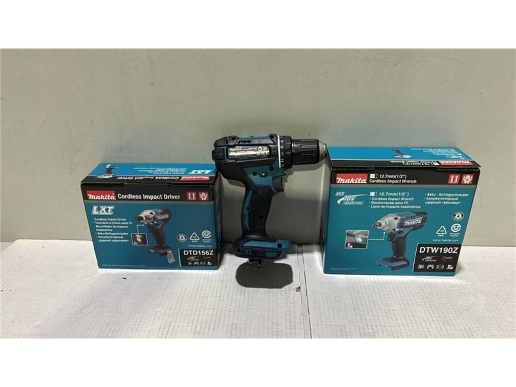 Makita - DTW190 + DTD156 + DDF482 - Set de mașini (corpuri)