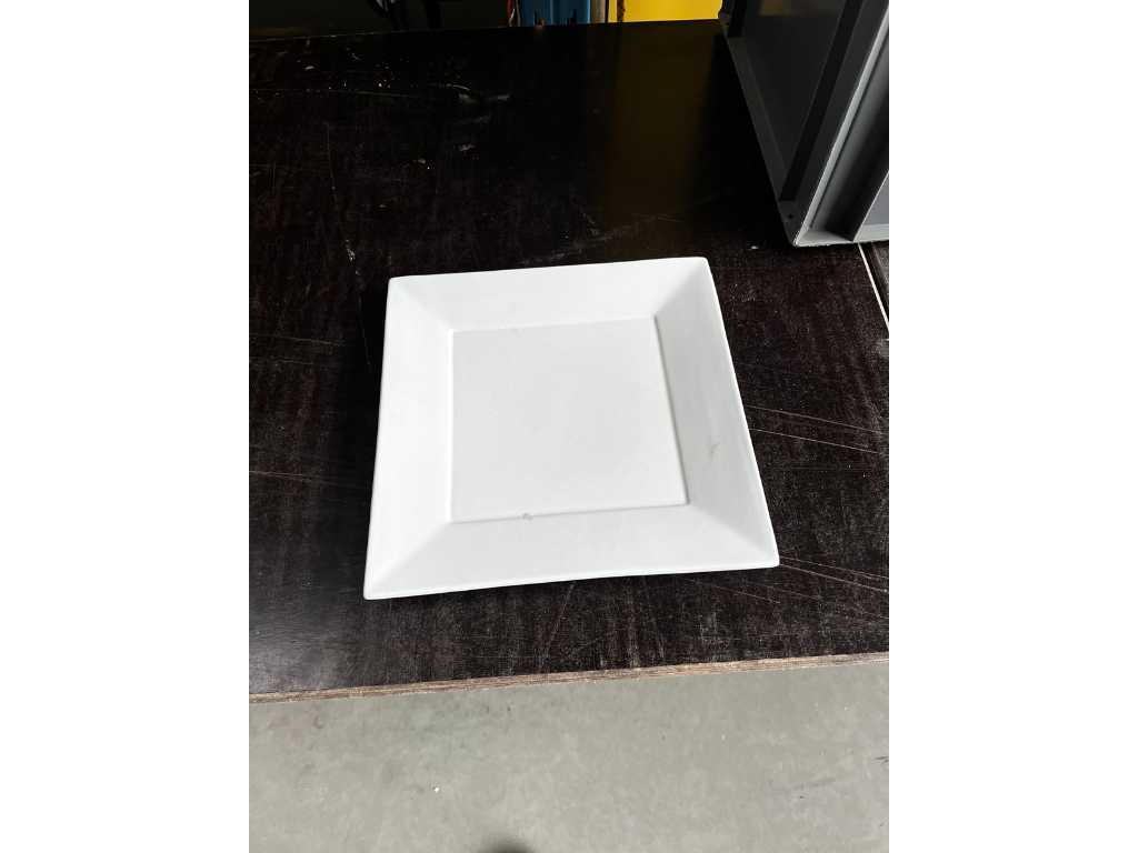 Plm 48 vierkante borden ELEGANCE 24 cm.