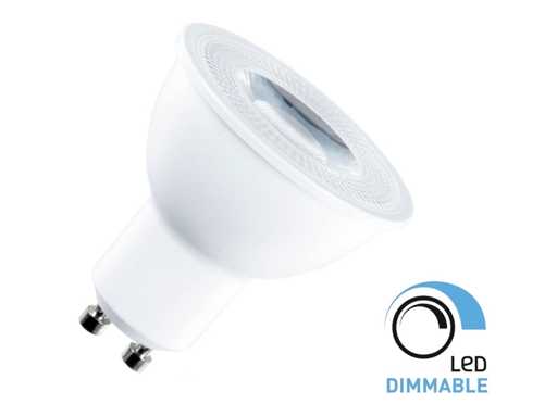 7W GU10 LED Spot Dimbaar met lens 3000K(100x)