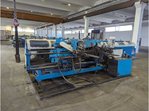 Double tube cutting machine with deburring machine BEWO DCH70