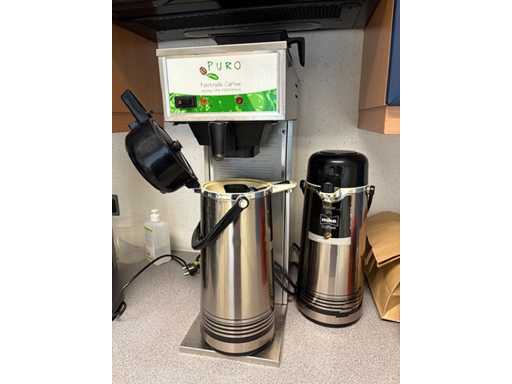 Koffiemachine en 2 thermossen