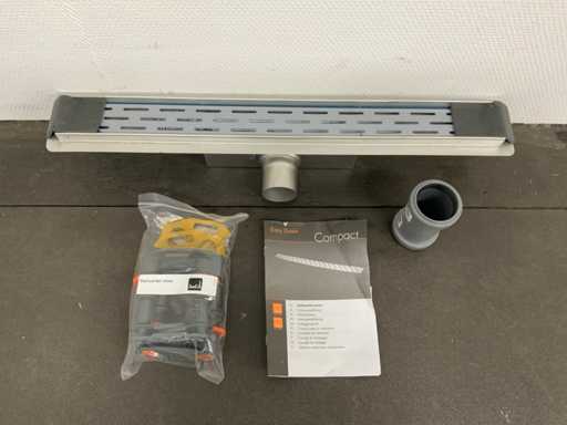 Duschabfluss aus Edelstahl 60 x 6 cm