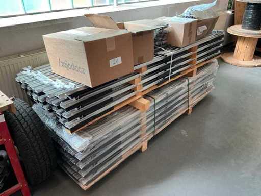 K2 Systems D-Dome Rail 2,25 m Lot PV plat dak Substructuur