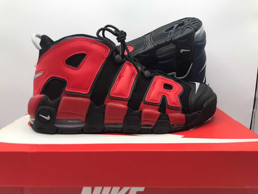 Nike Air More Uptempo'96 Black/University Red Sneakers 43
