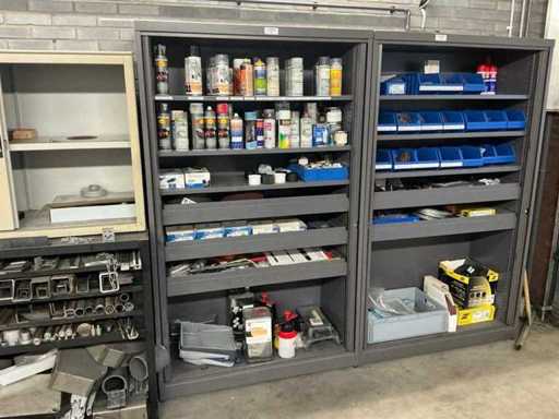 Mewaf Workshop Cabinet with Contents