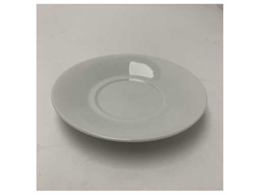 Alessi White Porcelain Coaster di Alessandro Mendini - Elegante vassoio nautico per tazze da caffè per tavoli marini