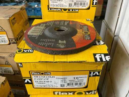 Roată de rectificat Flexovit 125 x 7.0 x 22, 23 Turnerie (7x)