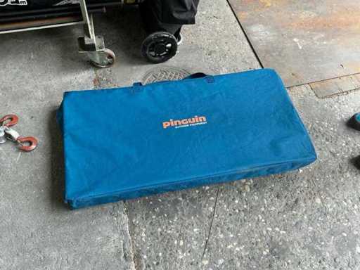 Camping table with storage