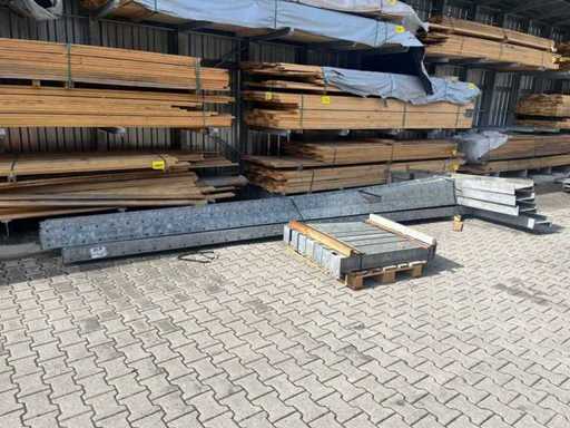 Doppelseitiges Auslegergestell 4x16