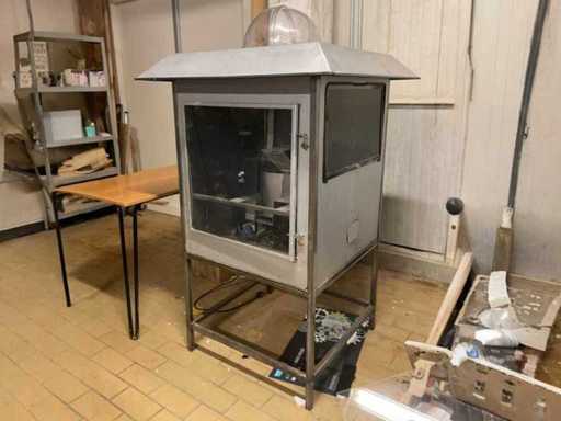 Cabinet with appliances