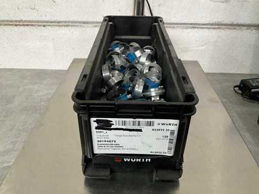 ABA 4.00 kg Slangklem B12 -(22-32mm) in stapelbare bak