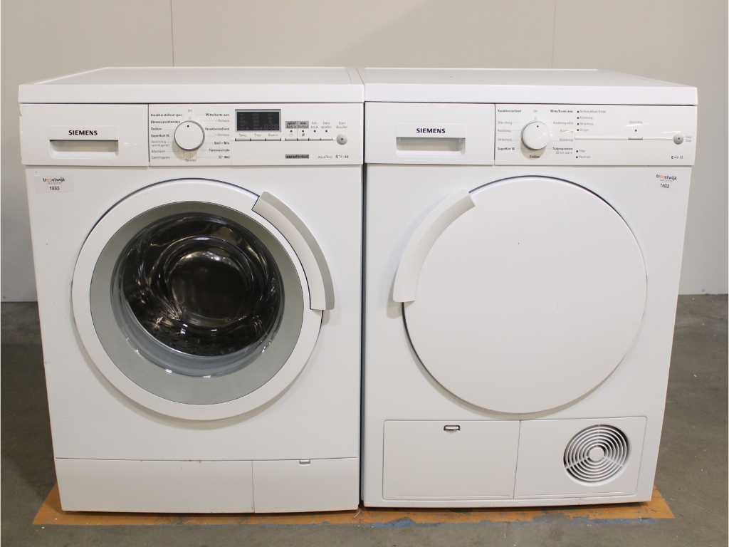 Siemens S 16-44 varioPerfect Washing Machine & Siemens E 44-10 Dryer
