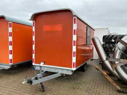 2012 Hapert / Brouwer SM-400-SVP Schaft aanhangwagen