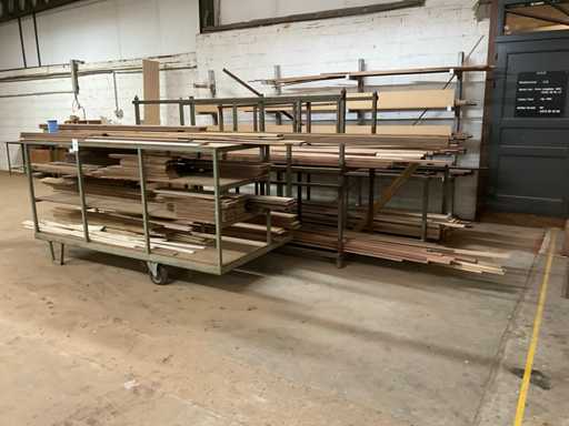 Lote de perfiles de madera