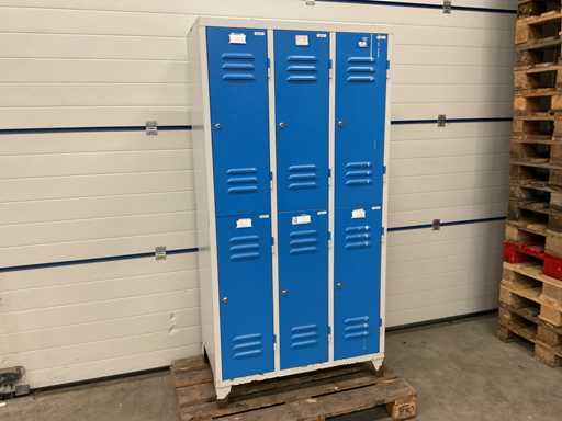 Szafa zamykana 6-drzwiowa Overtoom