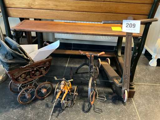 Diverse antieke decoratie