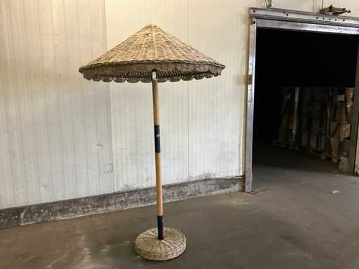 Riviera Maison Parasol en osier avec socle