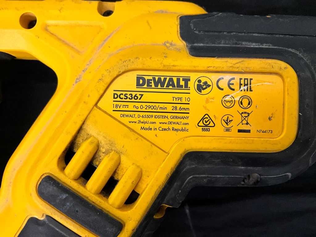 Dewalt DCS367 18v XR Cordless Reciprocating Saw Troostwijk Auctions