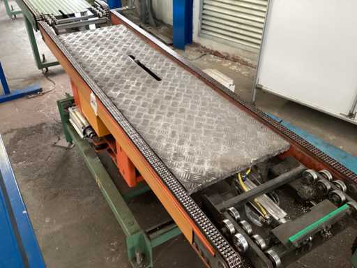 Rotating chain conveyor