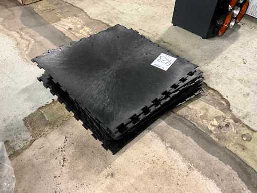 Plastikowe płytki podłogowe (14x)