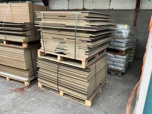 2 pallets spaanplaat 100m2