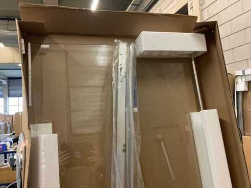 Porte de douche Duka pour niche 76x200 cm