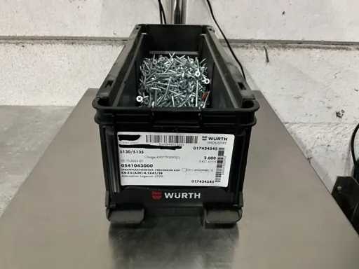 Würth 4,70 kg Tête à vis en panneau de particules 4,5 x 45 pouces empilable