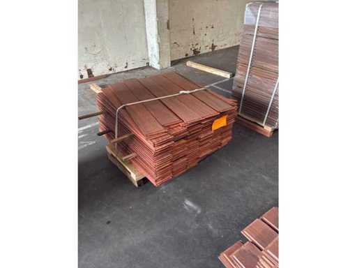 Padouck 15x130 drewno twarde