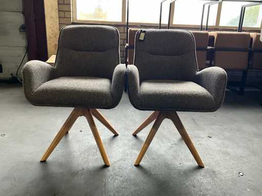 Riviera Maison Urbino Drehbarer Esszimmerstuhl (2x)