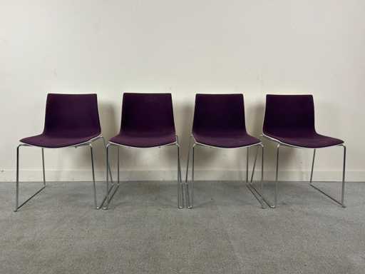 ARPER - Catifa - Chaise cantine - Chaise cantine (4x)