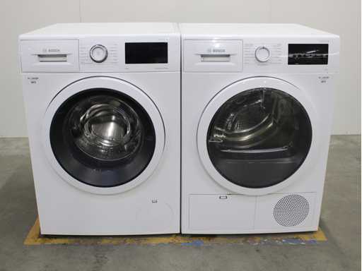 Bosch Serie|6 EcoSIlence Drive Wasmachine & Bosch Serie|6 Wasdroger