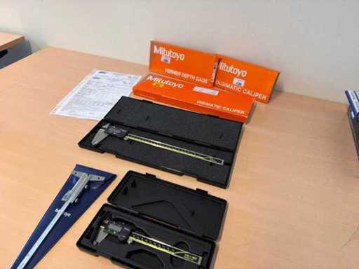 Mitutoyo Digimatic Sattel-Set + Vernier-Tiefenmessgerät