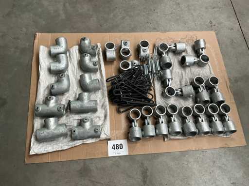 batch of various scaffolding parts