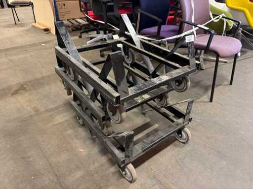 Matrix 1100 Series Chairs Transport Cart / Chair Dolly with Wheels