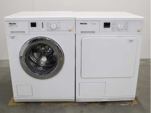 Miele W 3164 Edition 111 Wasmachine & Miele T Classic Wasdroger