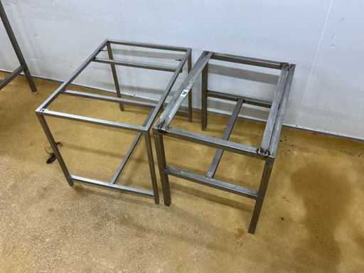 Edelstahlstützen (2x)