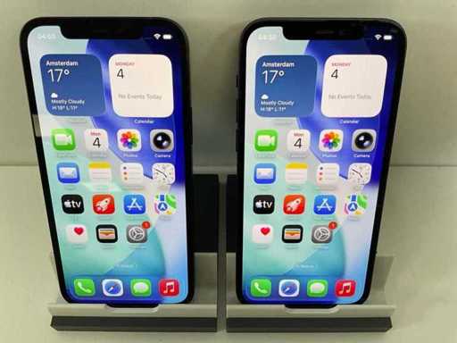 Apple iPhone 12 - 128 GB - Black (2x)