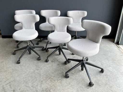 Vitra Pivot Vergaderstoel (6x)
