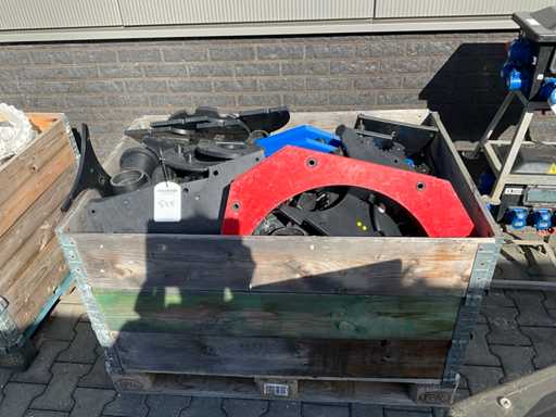 Partij kunststof onderdelen