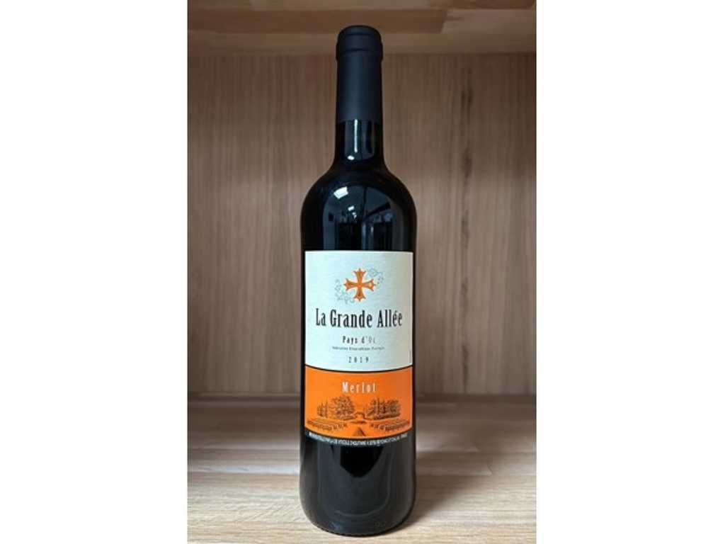 2019 - LA GRANDE ALLEE - Merlot - VDP D'OC - Rode wijn (300x)